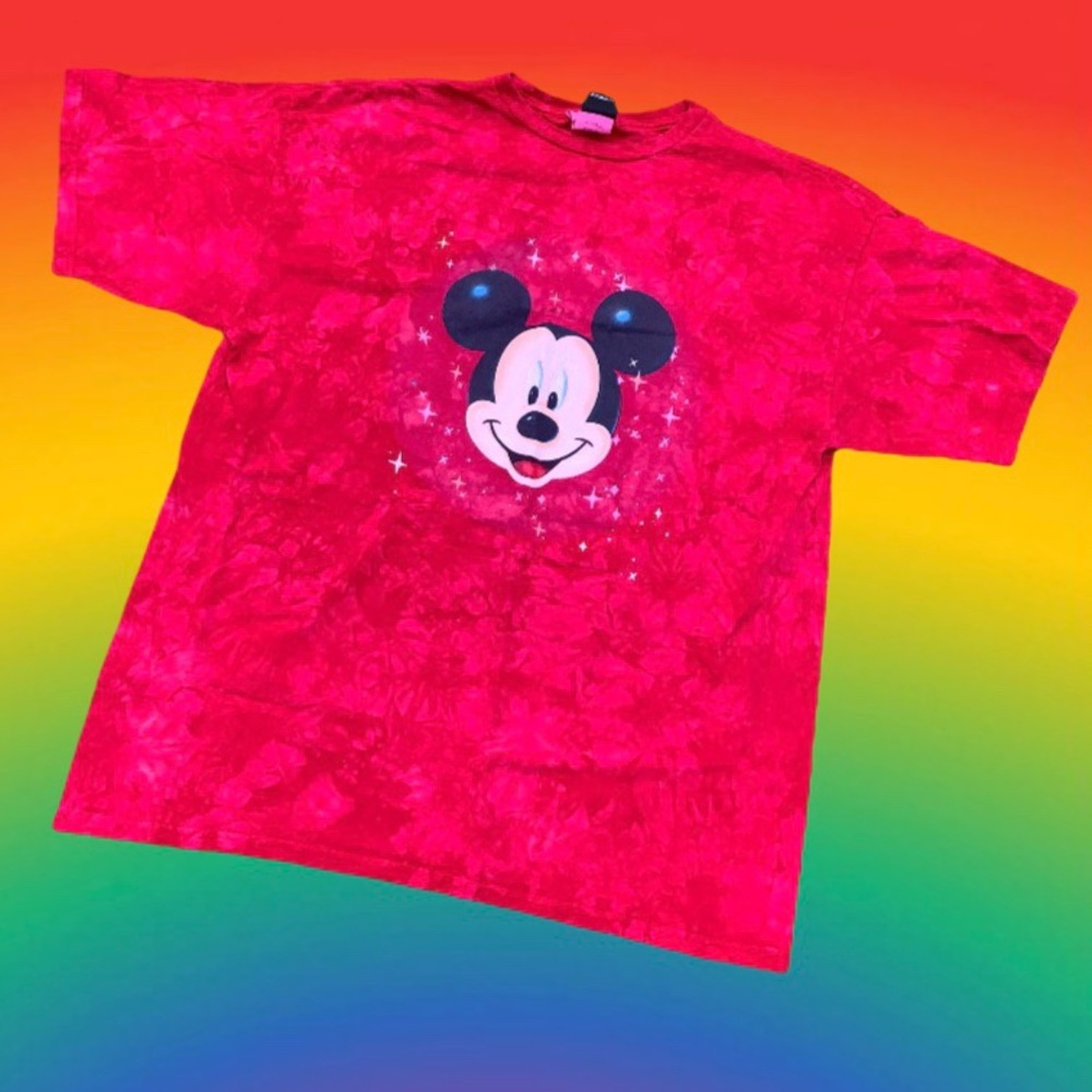Retro Mickey Mouse Tiedye Tee